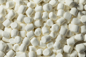 Unhealthy Sugary White Mini Marshmallows