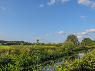 Der kleine Flu&szlig; Aa im westlichen M&uuml;nsterland