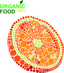 organic food orange slice natural