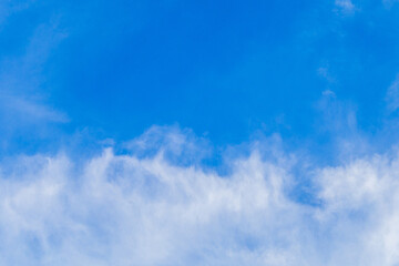 blue sky with clouds