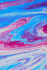 Photo of floating paints. Grunge effect texture for design. Aerial view