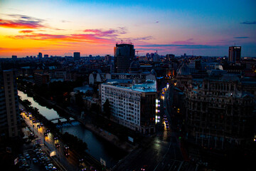 Bucharest top view