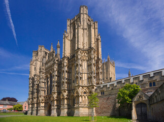 Fototapeta na wymiar Wells Cathedral, Somerset