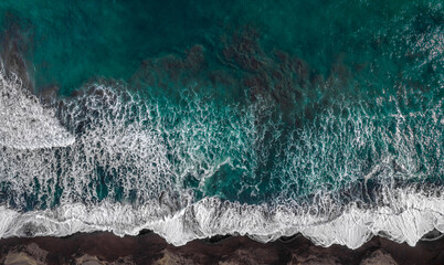 Fototapeta premium waves from the air
