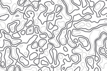 Topographic background design template 