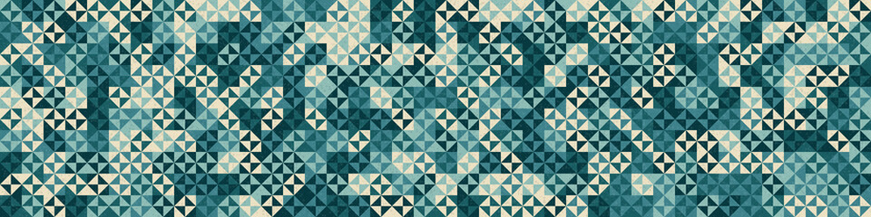 Abstract Geometric Pattern generative computational art illustration