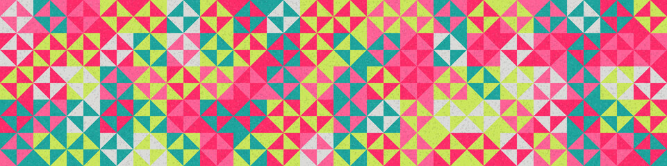 Fototapeta premium Abstract Geometric Pattern generative computational art illustration