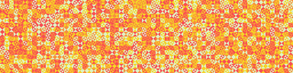 Abstract Geometric Pattern generative computational art illustration