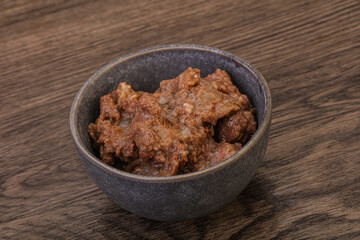 Gurmet venison stew with spices