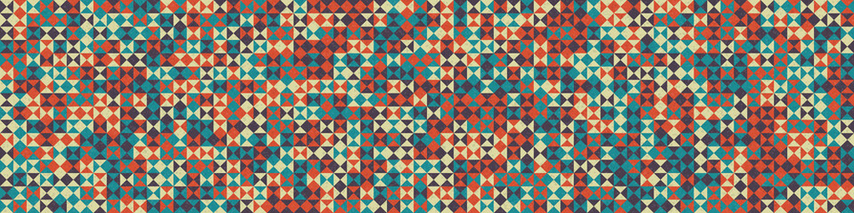Abstract Geometric Pattern generative computational art illustration