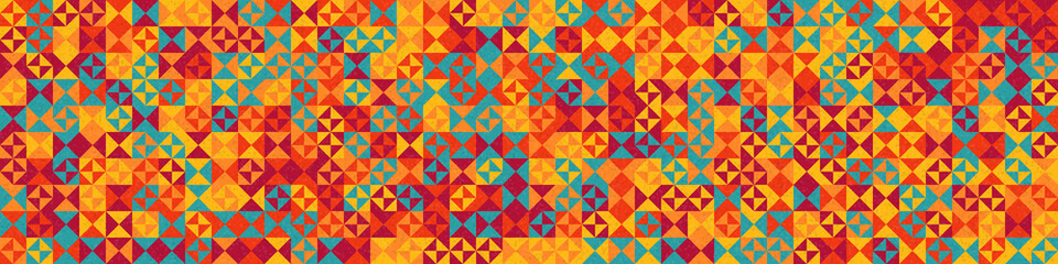 Abstract Geometric Pattern generative computational art illustration