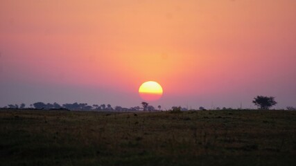 Africa Sunset Zambia