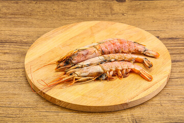 Tasty big Langoustine over the board