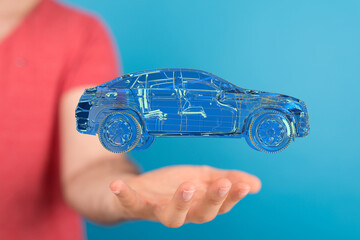 autonomous online car sharing service controlled