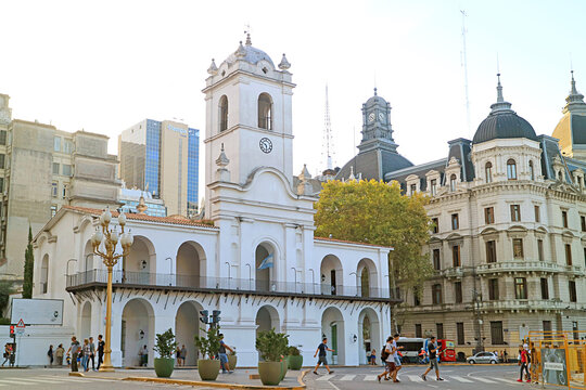 The Cabildo, Former Town Council during the Colonial Era and Now Used for Public Service, Buenos Aires, Argentina