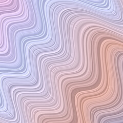 Pastel blue violet abstract banner with wavy lines for modern design, wallpaper, or background. Vector illustration.