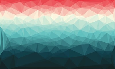 vibrant colorful geometric background with mosaic design