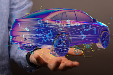 autonomous online car sharing service controlled