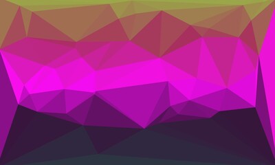 vibrant colorful geometric background with mosaic design