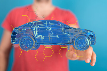 autonomous online car sharing service controlled