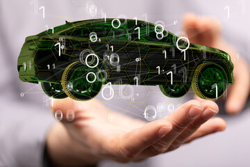 autonomous online car sharing service controlled