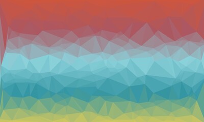 vibrant minimal multicolored polygonal background