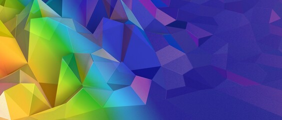 Obraz premium Abstract Low-Poly background. triangulated texture. Design 3d. Polygonal geometrical pattern. Triangular modern style
