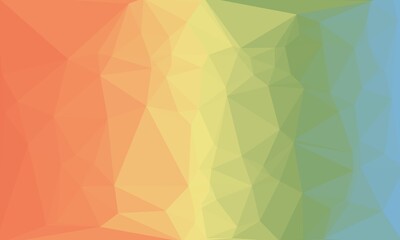 vibrant minimal multicolored polygonal background