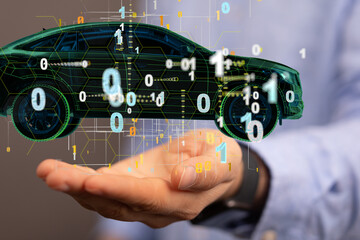 autonomous online car sharing service controlled