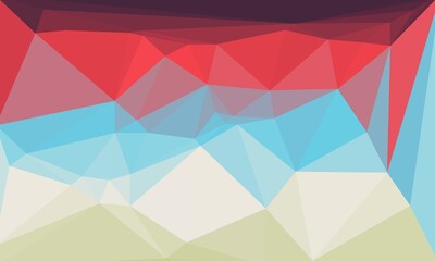 vibrant minimal multicolored polygonal background