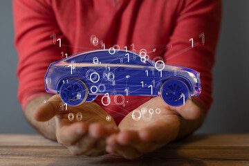 autonomous online car sharing service controlled