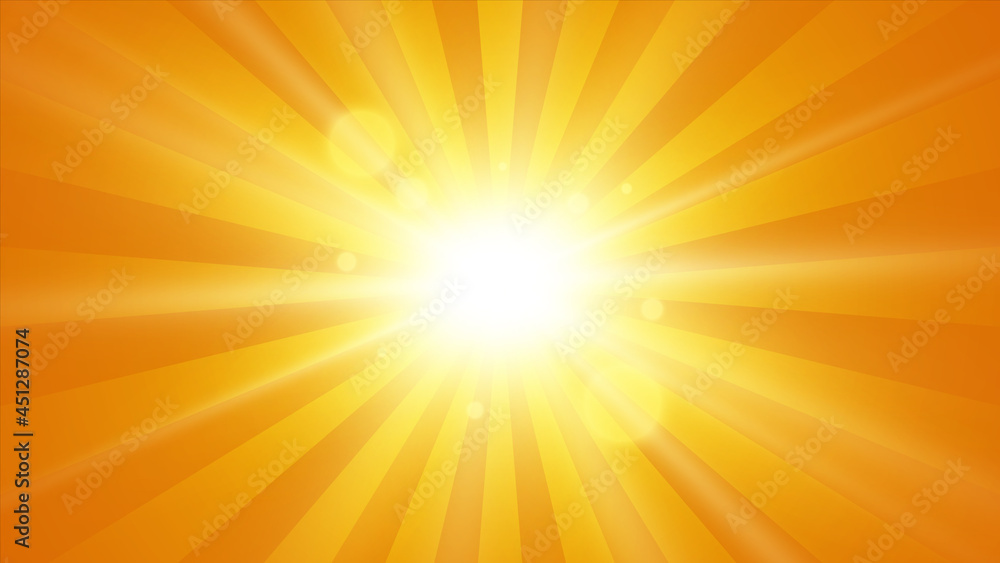 Poster sunbeams background. sun with rays. abstract vector explosion.