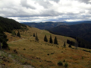 Beautiful autumn in the mountains