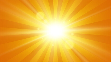Obraz premium Sunbeams background. Sun with rays. Abstract vector explosion.