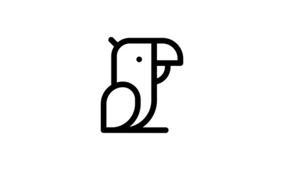 flying  bird icon symbol illustration shape element vector design