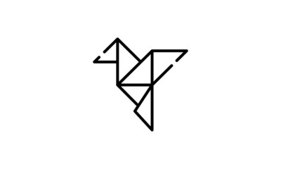 flying  bird icon symbol illustration shape element vector design