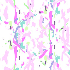 Hand Drawn, Paint Texture. Shibori Seamless