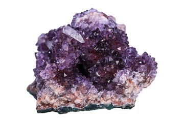 amethyst isolated on white background