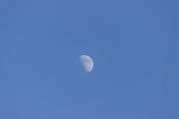 the moon in the blue sky © constantin