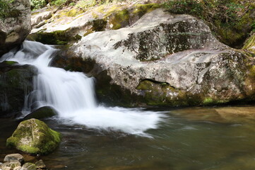 Fototapeta na wymiar waterfalls galore