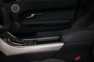 Fototapeta na wymiar Business modern car interior background.