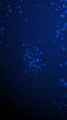 Magic stars sparse Christmas background. Subtle fl