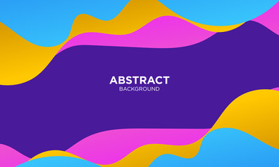 Abstract Colorful geometric background. Modern background design. Liquid color. Fluid shapes composition. Fit for presentation design. website, basis for banners, wallpapers, brochure, posters
