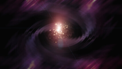 Flash in the dark night and light, bright modern background, 3d computer generated illustration