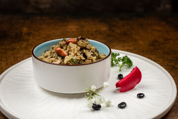 Delicious Chinese food at the banquet