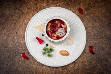 Delicious Chinese food at the banquet