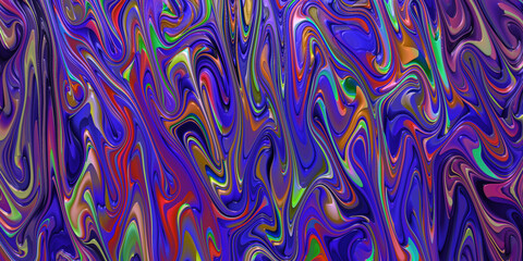 Fototapeta premium Abstract 3D Art Liquid Paint Background 