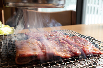 Korean traditional charcoal BBQ