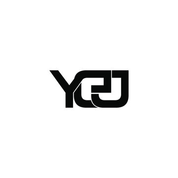 yej initial letter monogram logo design