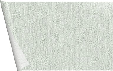 Digitally Created Light Gray Design with Kaleidoscopic and Page Turn Effect
